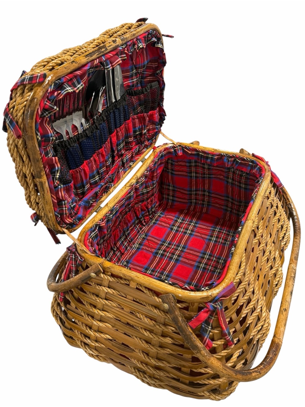 Vintage Picnic Time Highlander Picnic Basket